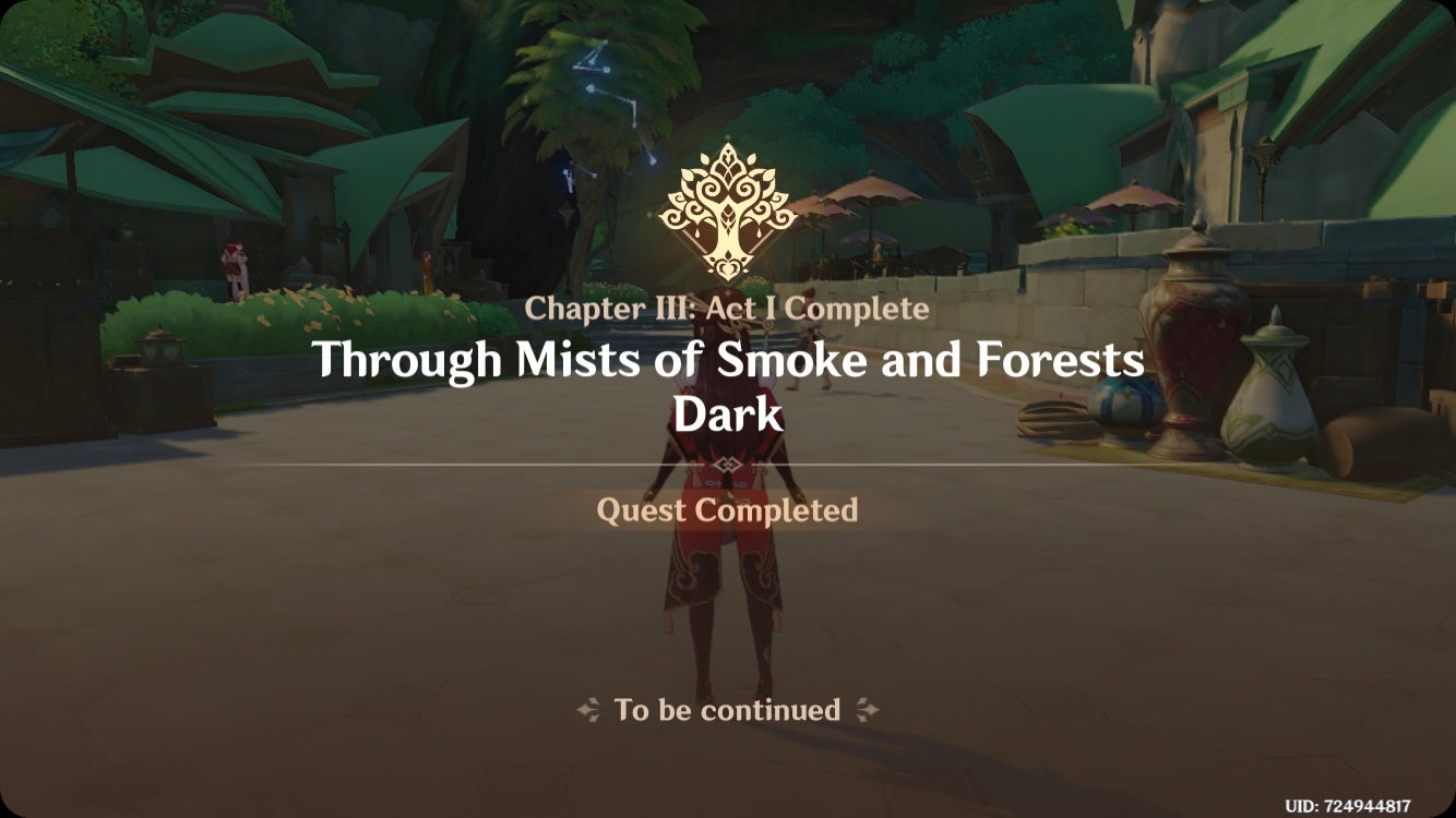 Genshin Impact Through Mists of Smoke and Forests Dark walkthrough for